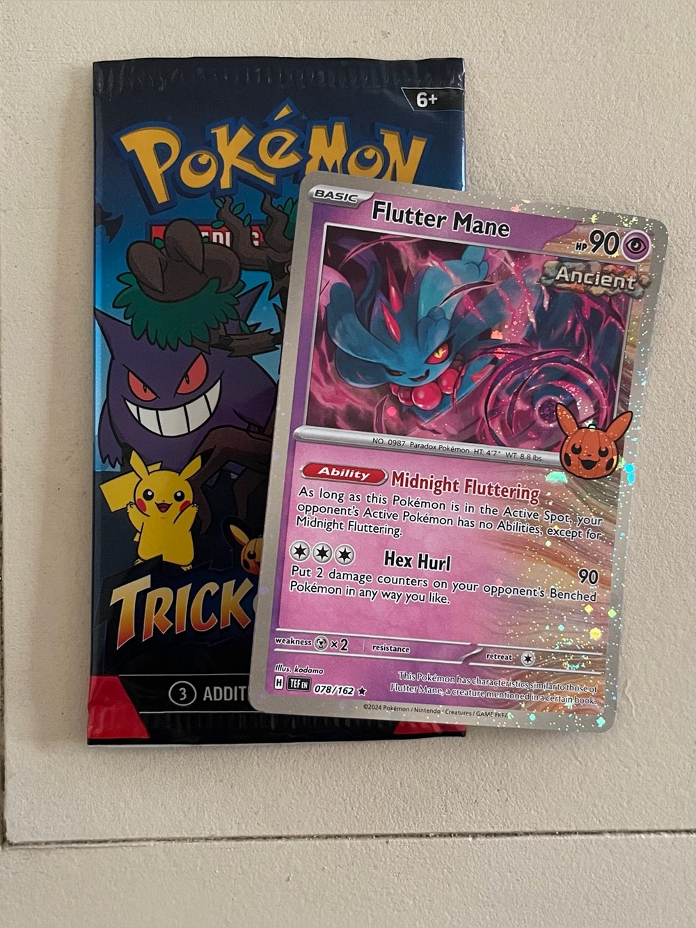 NEW ogerpon holo pokemon card